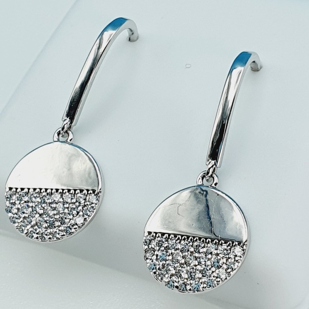 "925 Sterling Silver CZ Beautiful Earrings for Women, 1USPAR4252